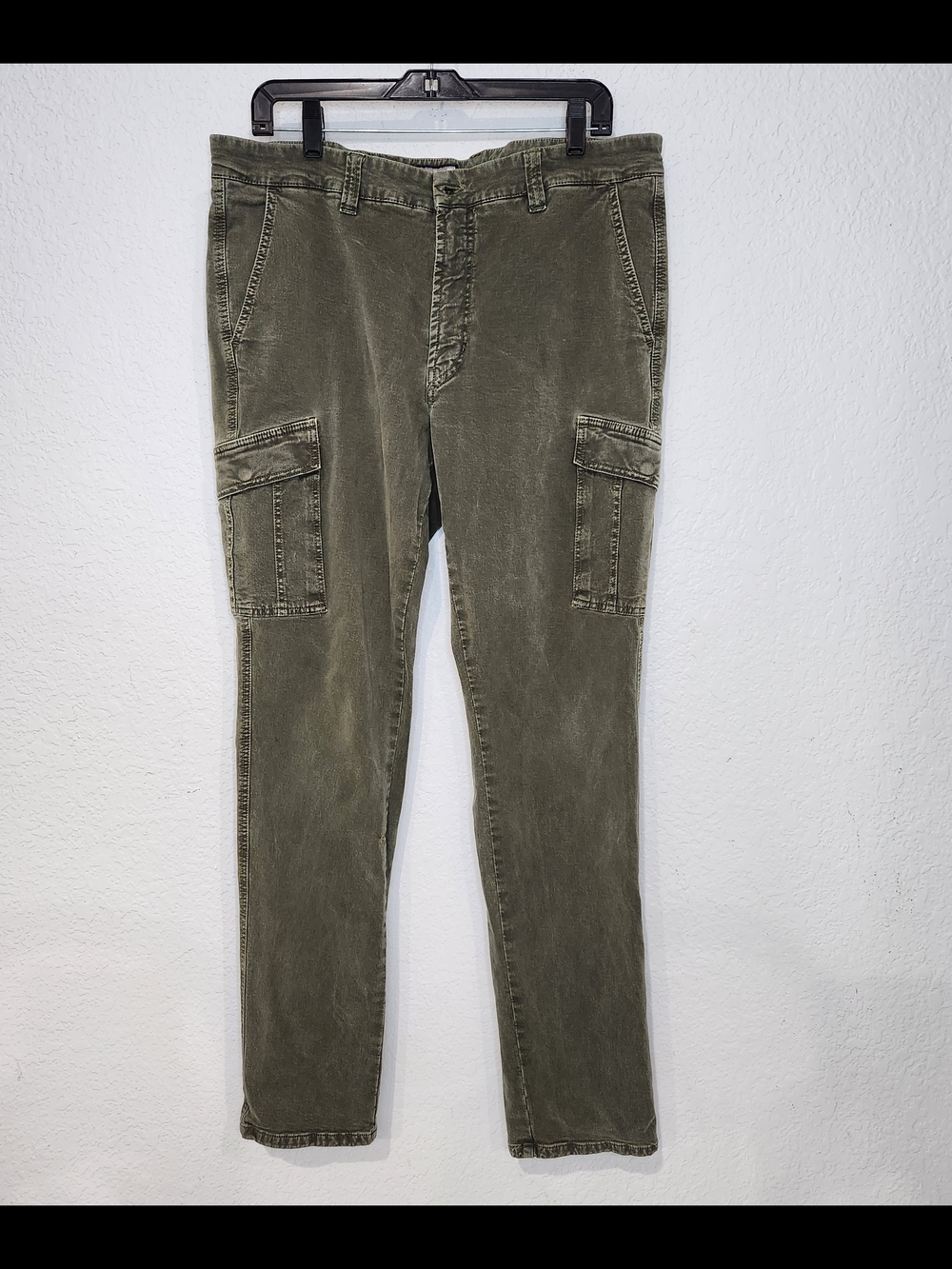 VTG Carrera Jeans Olive Cargo Pants - Washed Green Utility Style